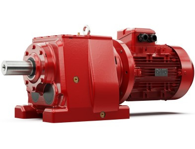 Helical gear units